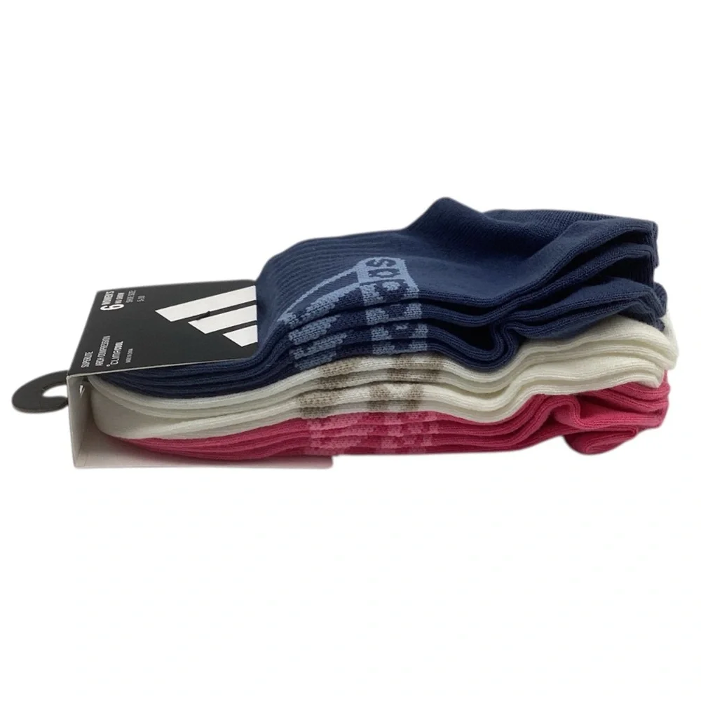 Adidas 6 pk. Superlite Classic No Show Socks (NWT) (Shoe Size: 5-10)